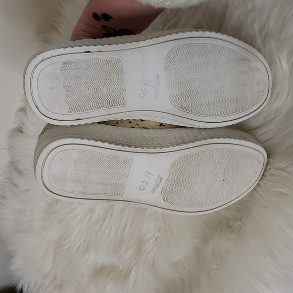 Steve Madden Oleta PU Leather Snakeskin Sneakers Coated Leather Womens Summer - Picture 9 of 12